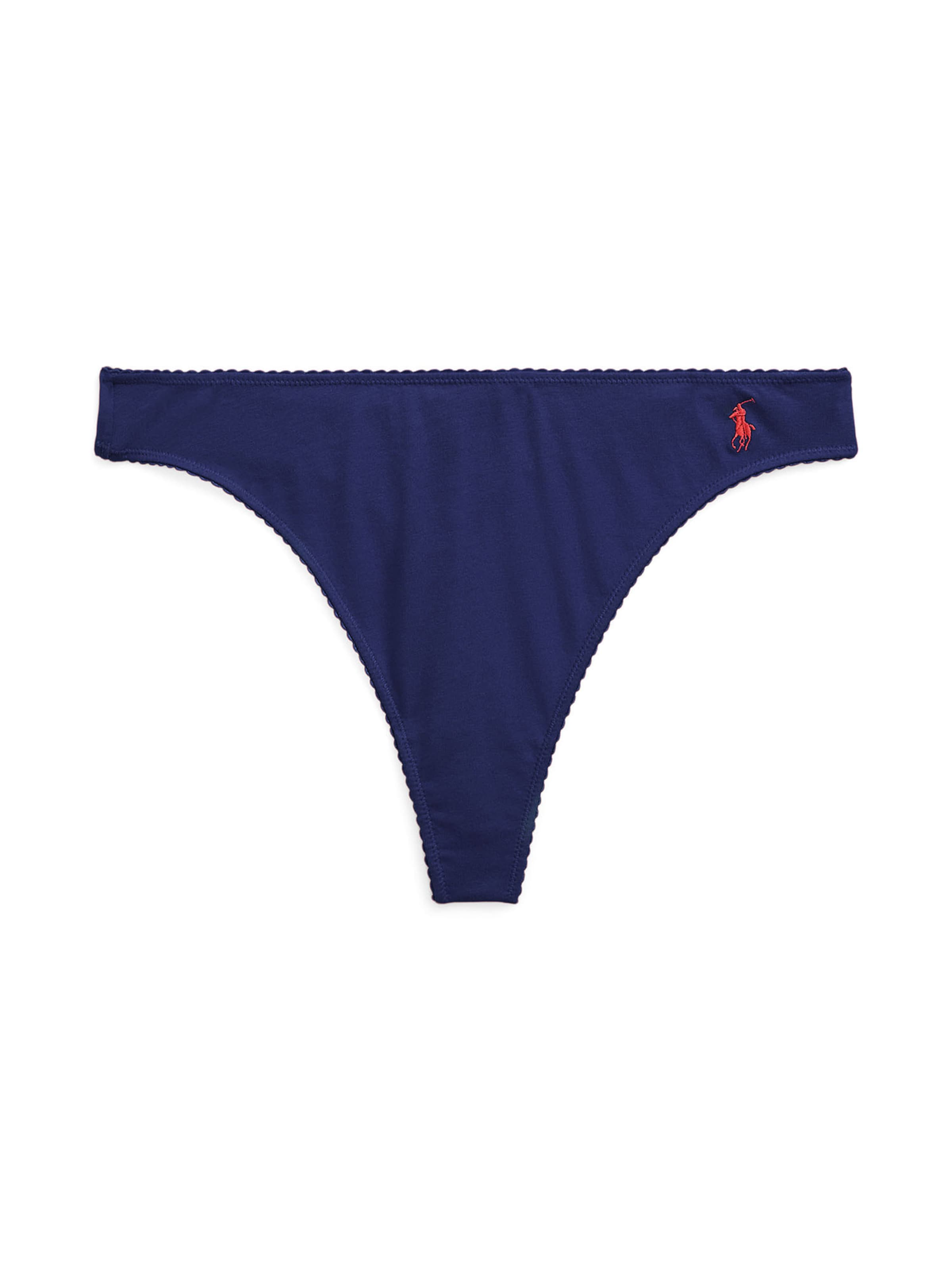 String ' Colorful Cotton ' Polo Ralph Lauren en bleu : devant