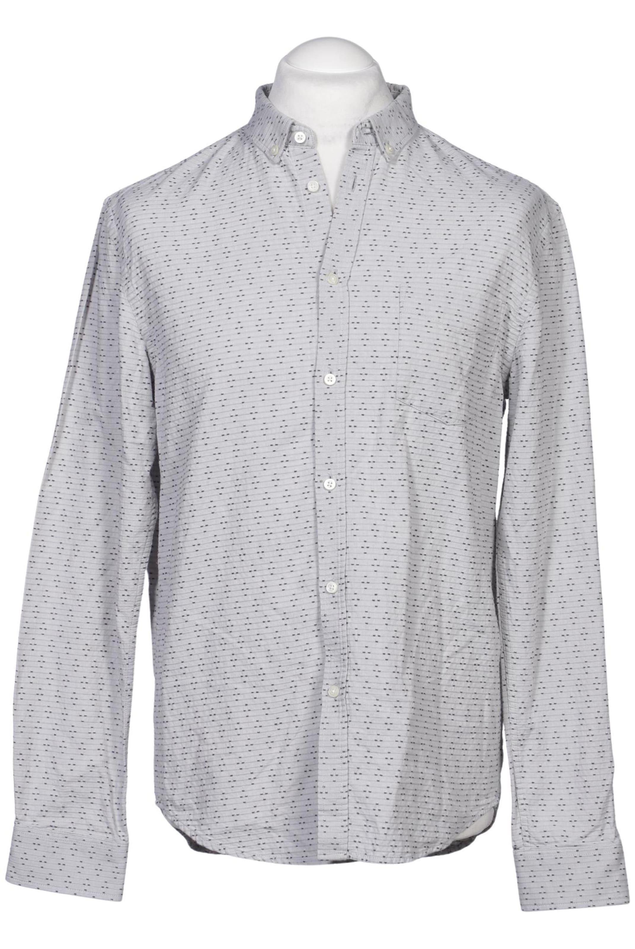 KIOMI Button Up Shirt in M in Grey: front