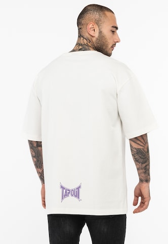 T-Shirt ' CF' Tapout en blanc