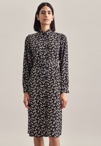 SEIDENSTICKER Shirt Dress in Black: front