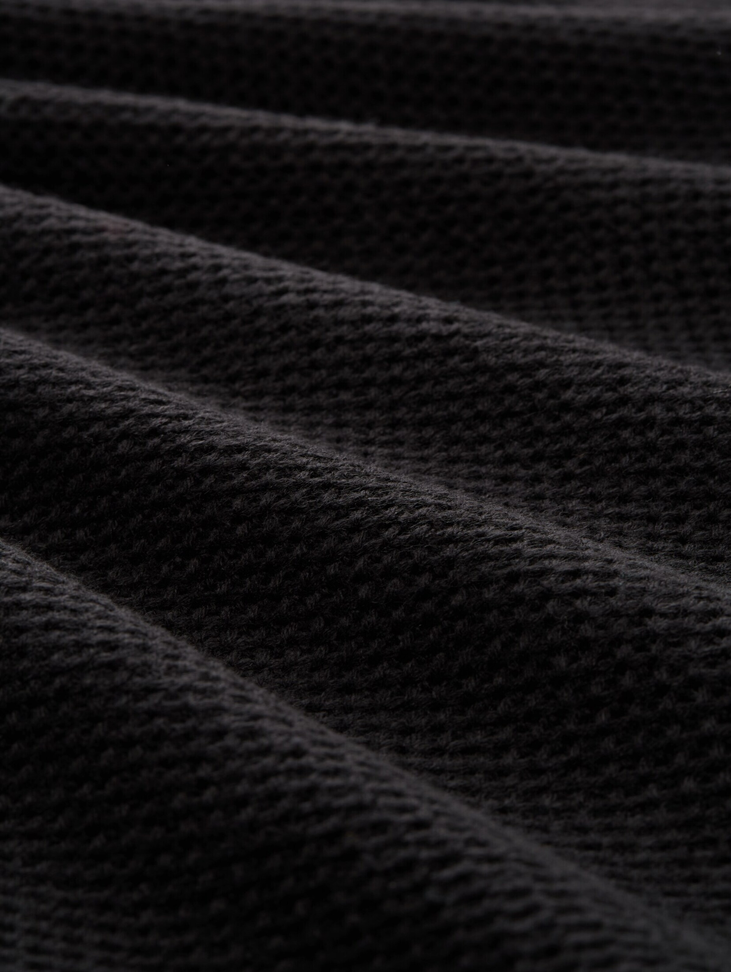 TOM TAILOR DENIM Pullover in Schwarz