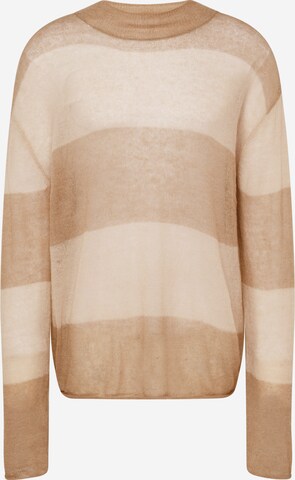 WEEKDAY Sweater 'Frans' in Beige: front