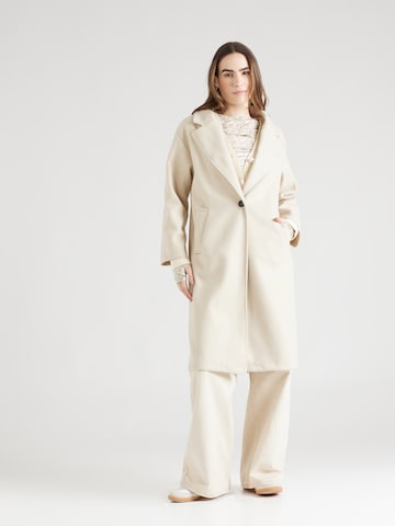 Hailys Between-Seasons Coat 'Do44nna' in Beige: front