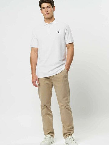 U.S. POLO ASSN. Regular Fit Skjorte ' Alfred ' i hvid
