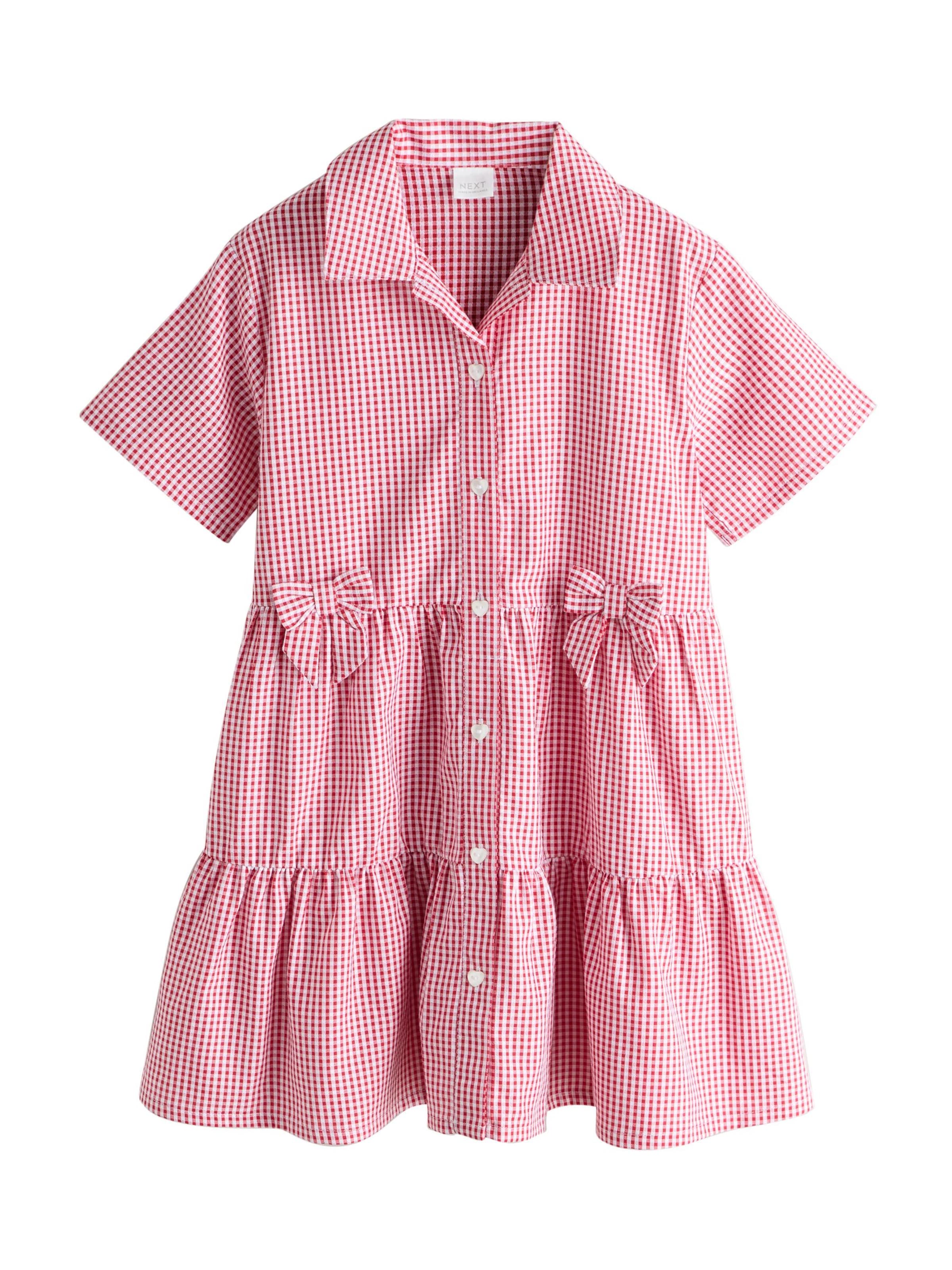 Next - Vestido en rojo: frente