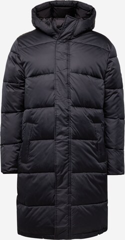HOLLISTER Χειμερινό παλτό σε μαύρο: μπροστά