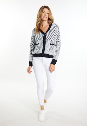 usha WHITE LABEL Strickjacke 'Pryam' in Schwarz