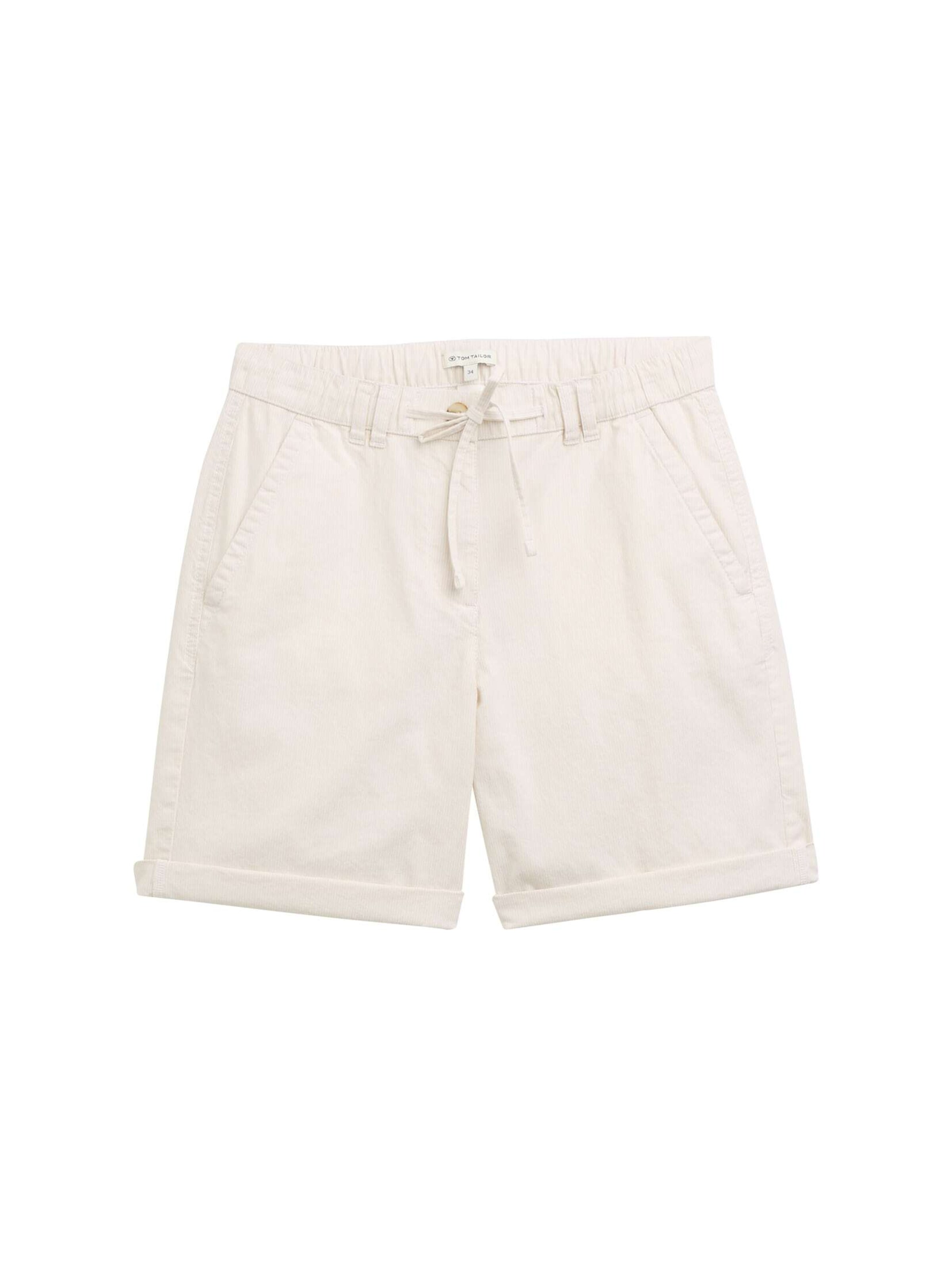 TOM TAILOR Chino trousers in Beige: front