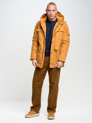 BIG STAR Winterjacke 'SORSEN' in Gelb