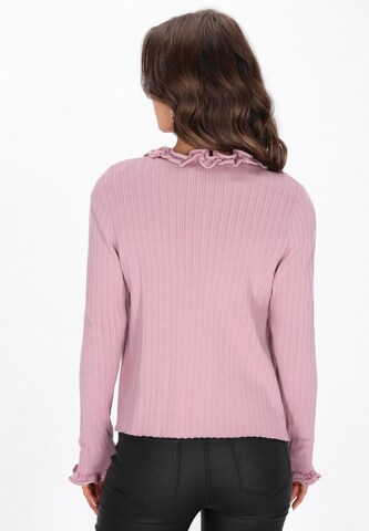 Cardigan faina en rose