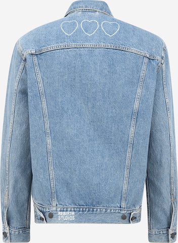 Levi's® Upcycling Jeansjacke 'Kelvyn Colt Design' in Blau