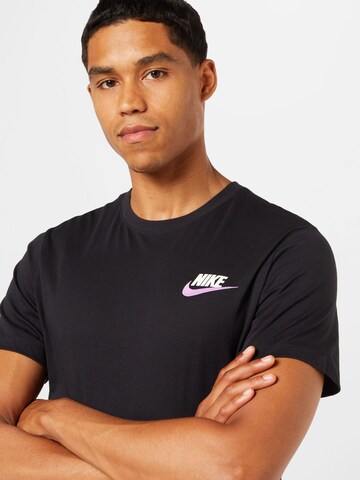 Nike Sportswear T-shirt 'CLUB+' i svart