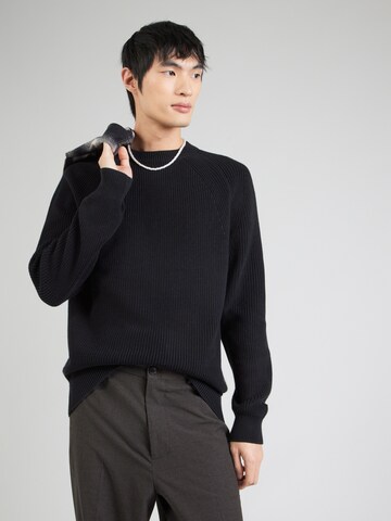 Pullover 'Rippley 10' di DRYKORN in nero: frontale