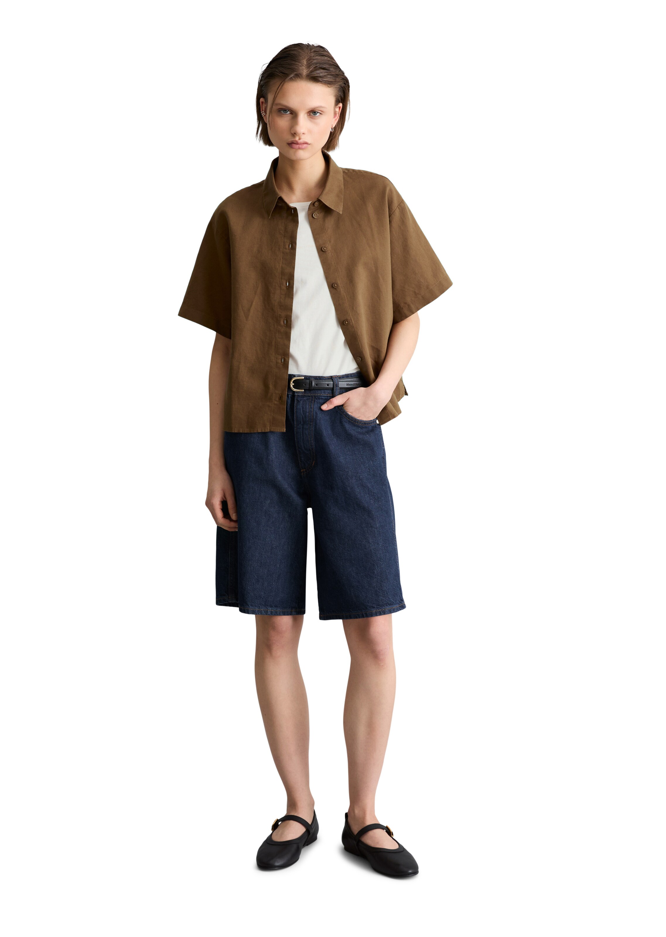 Marc O'Polo DENIM Blouse in Bruin