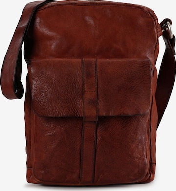 Campomaggi Schoudertas 'Limone' in Bruin: voorkant