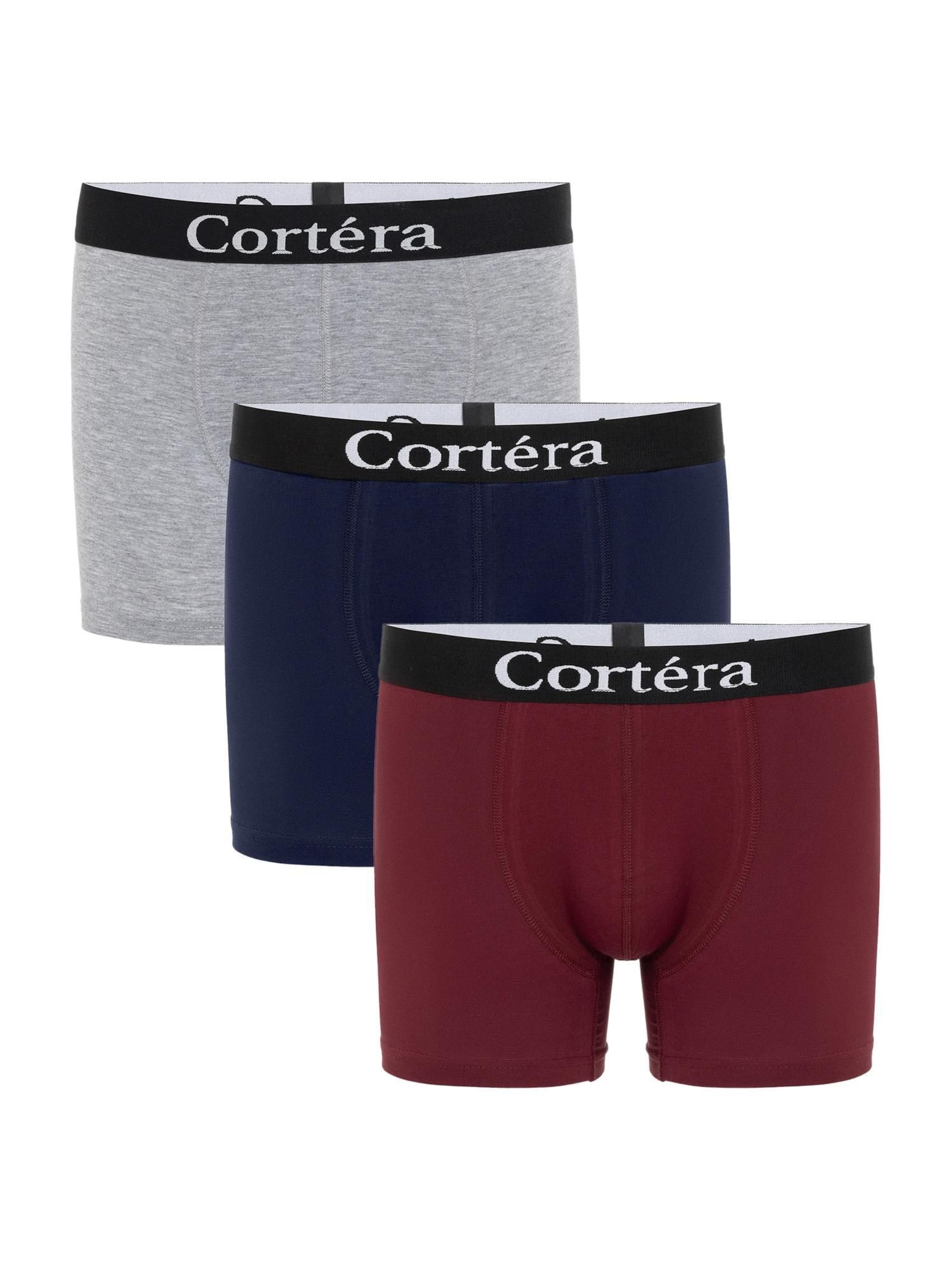 Boxers Cortera en mélange de couleurs : devant