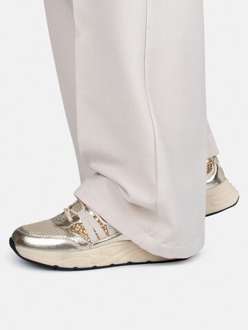 POSH by Poelman Platform trainers 'Gemma' in Gold