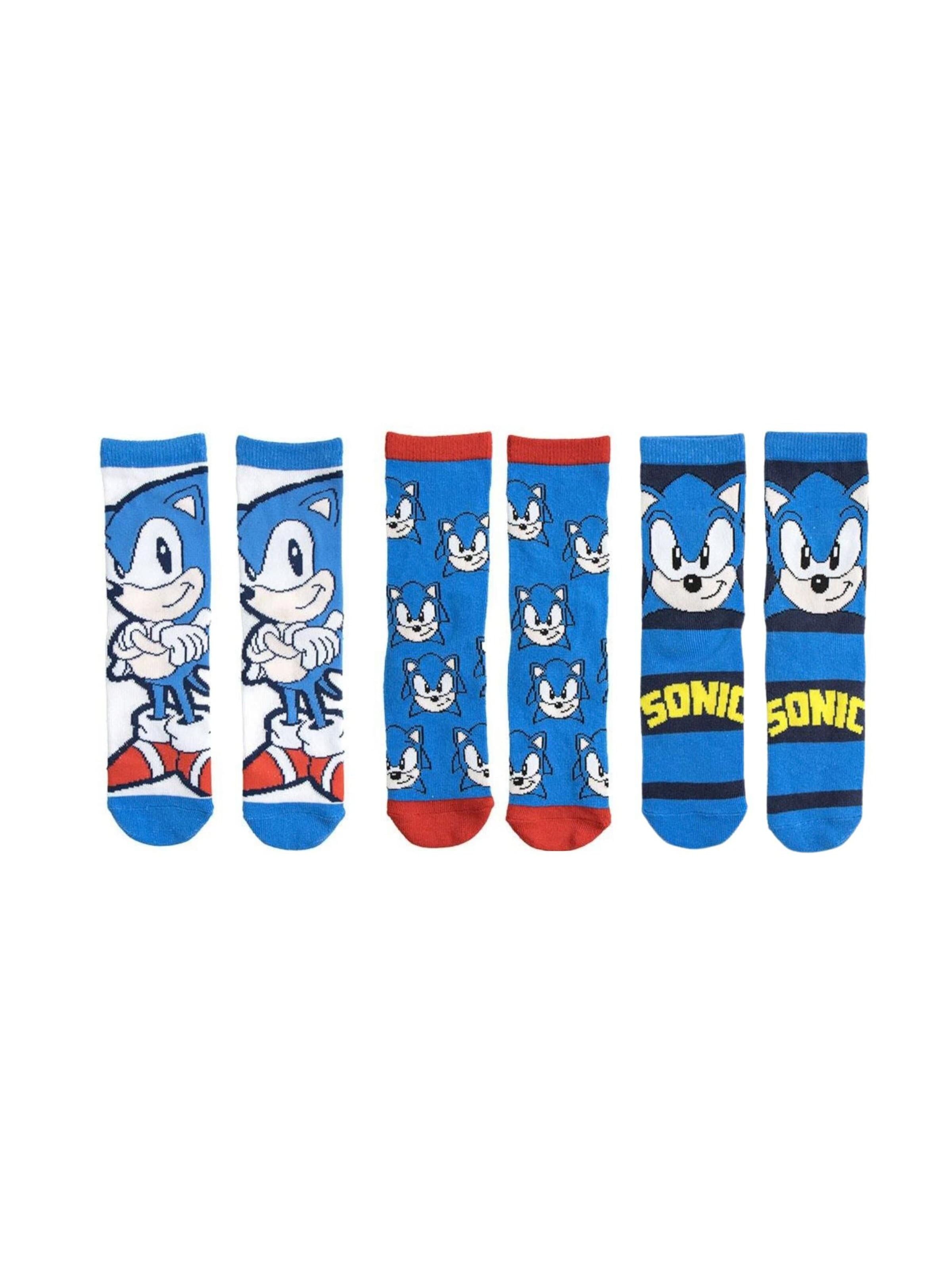 Chaussettes 'Sonic' Cerdá en mélange de couleurs : devant