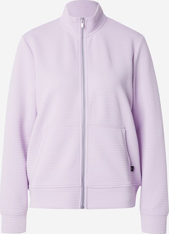 SKECHERS Athletic Zip-Up Hoodie 'GOWALK EVERYWHERE' in Purple: front