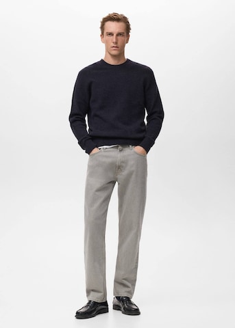 MANGO MAN Sweater 'Lotus' in Blue