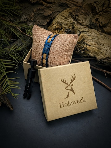 Holzwerk - Pulsera 'CHIEMSEE' en azul