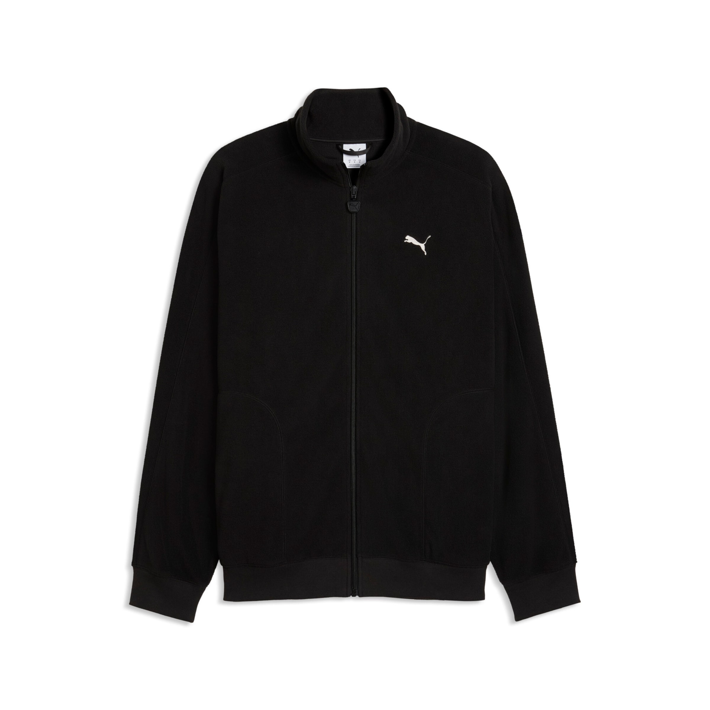 PUMA Funktionele fleece-jas 'Essentials' in Zwart: voorkant