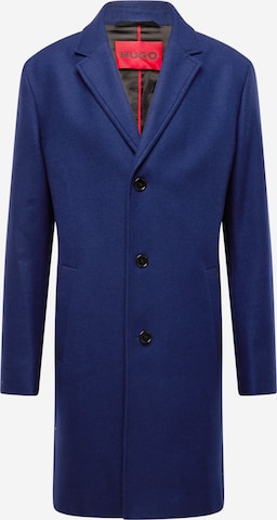 HUGO Red Between-Seasons Coat 'Malte' in Blue: front