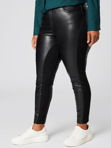 Guido Maria Kretschmer Curvy Skinny Pants 'Polly' in Black: front