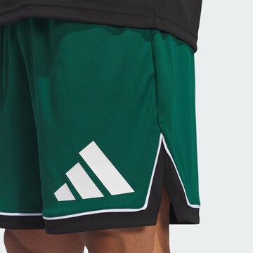 ADIDAS PERFORMANCE Loose fit Sports trousers in Green