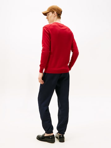 TOMMY HILFIGER Sweater 'ESSENTIAL' in Red
