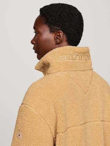 TOMMY HILFIGER Fleece jacket in Beige