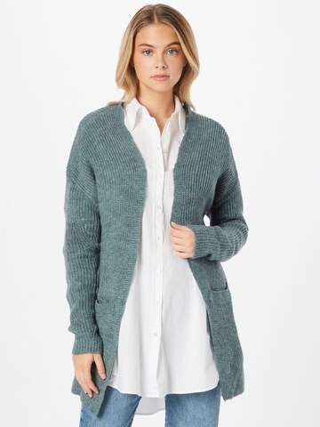DeFacto Knit Cardigan in Green: front