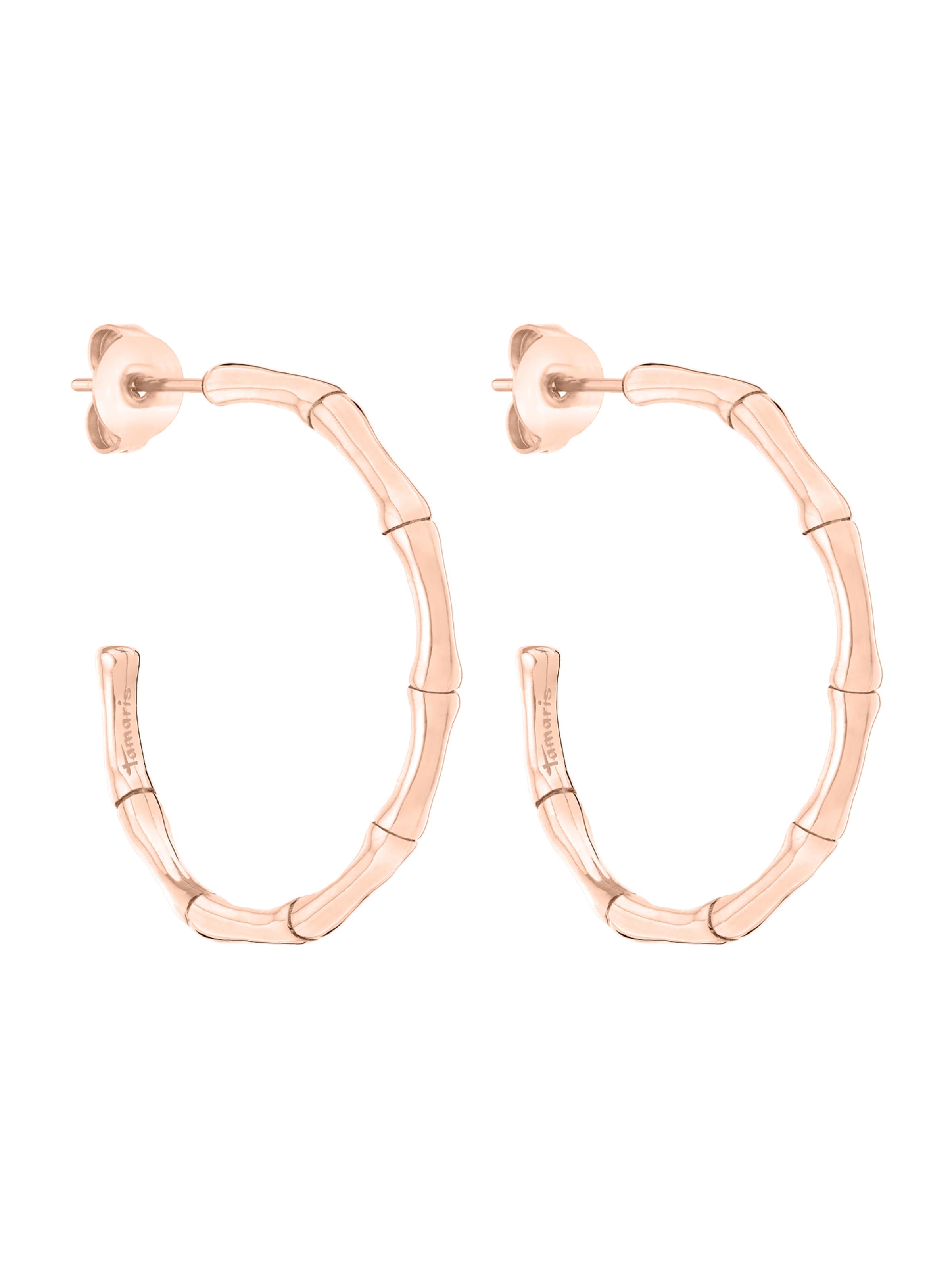 Boucles d'oreilles Tamaris en or : devant