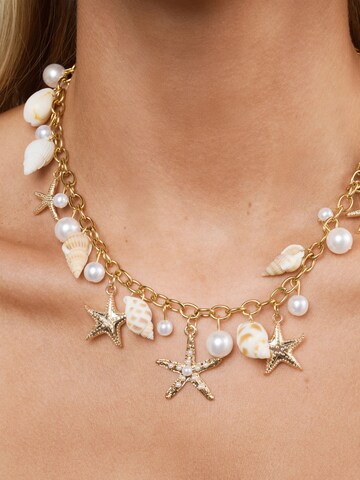 timi of sweden Ketting 'Nora' in Goud: voorkant