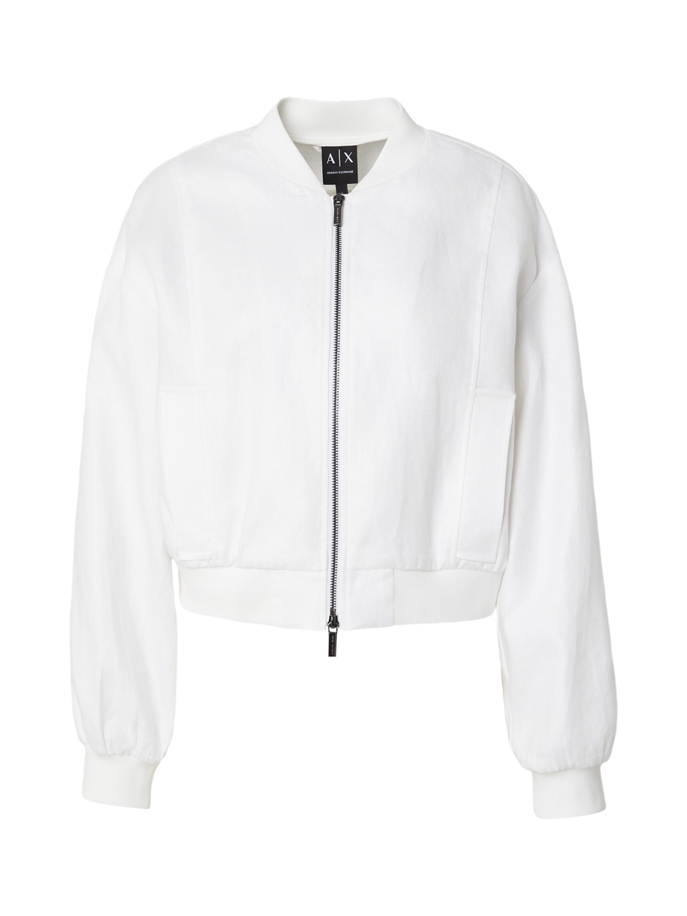 ARMANI EXCHANGE Kevad-sügisjope, värv valge: eest vaates