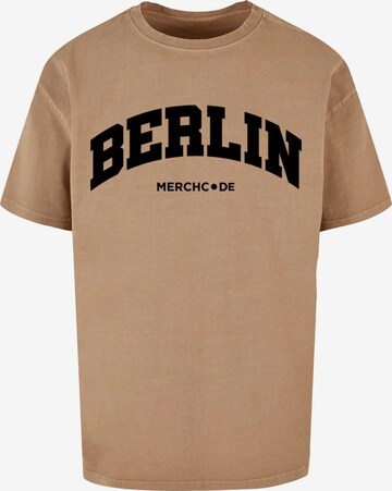 T-Shirt 'Berlin' Merchcode en beige : devant