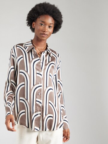 Camicia da donna 'Zeyton' di Someday in marrone: frontale