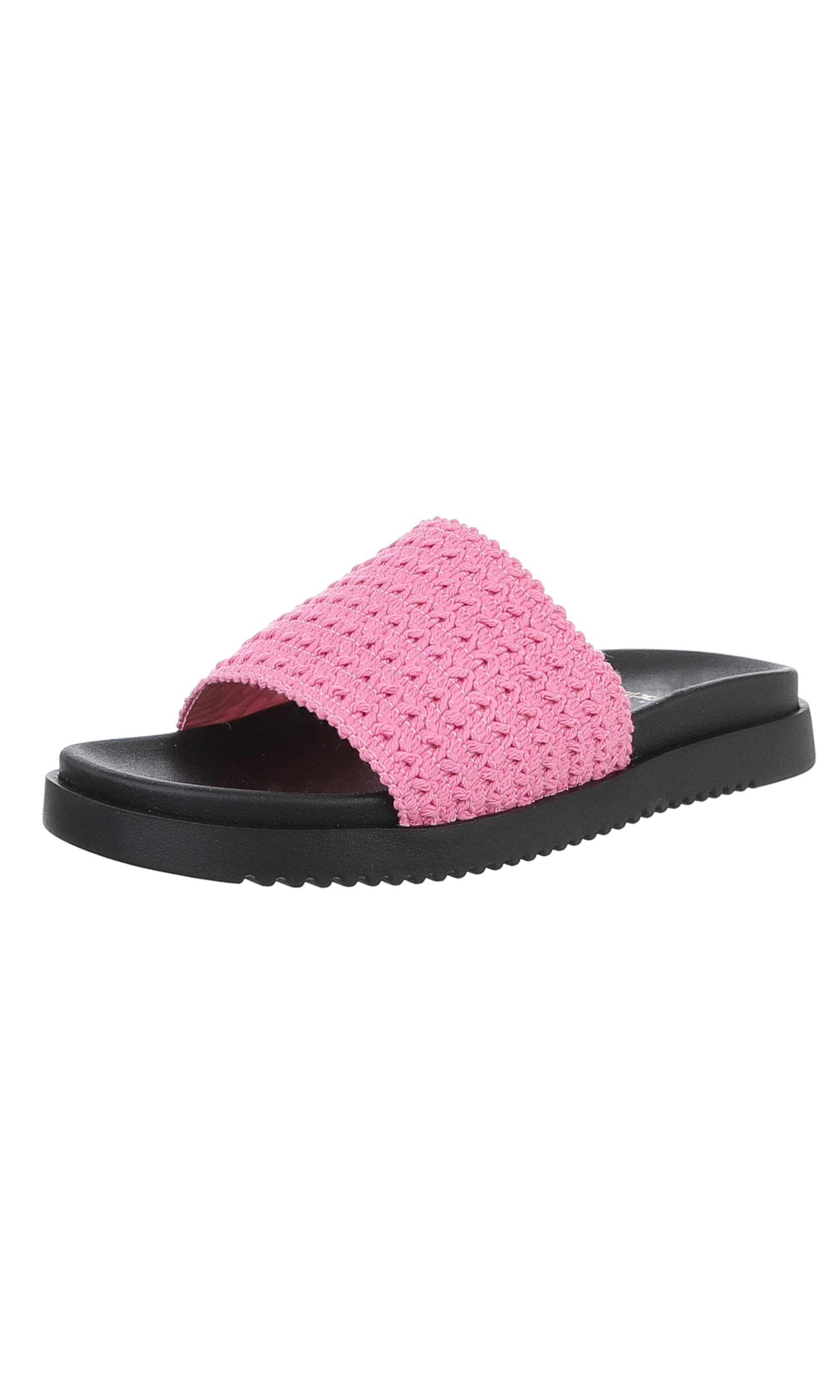 Ital-Design Mules in Pink: front