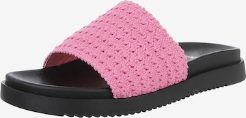 Ital-Design Mules in Pink: front