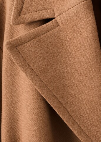 MANGO Between-Seasons Coat 'Traviata' in Brown