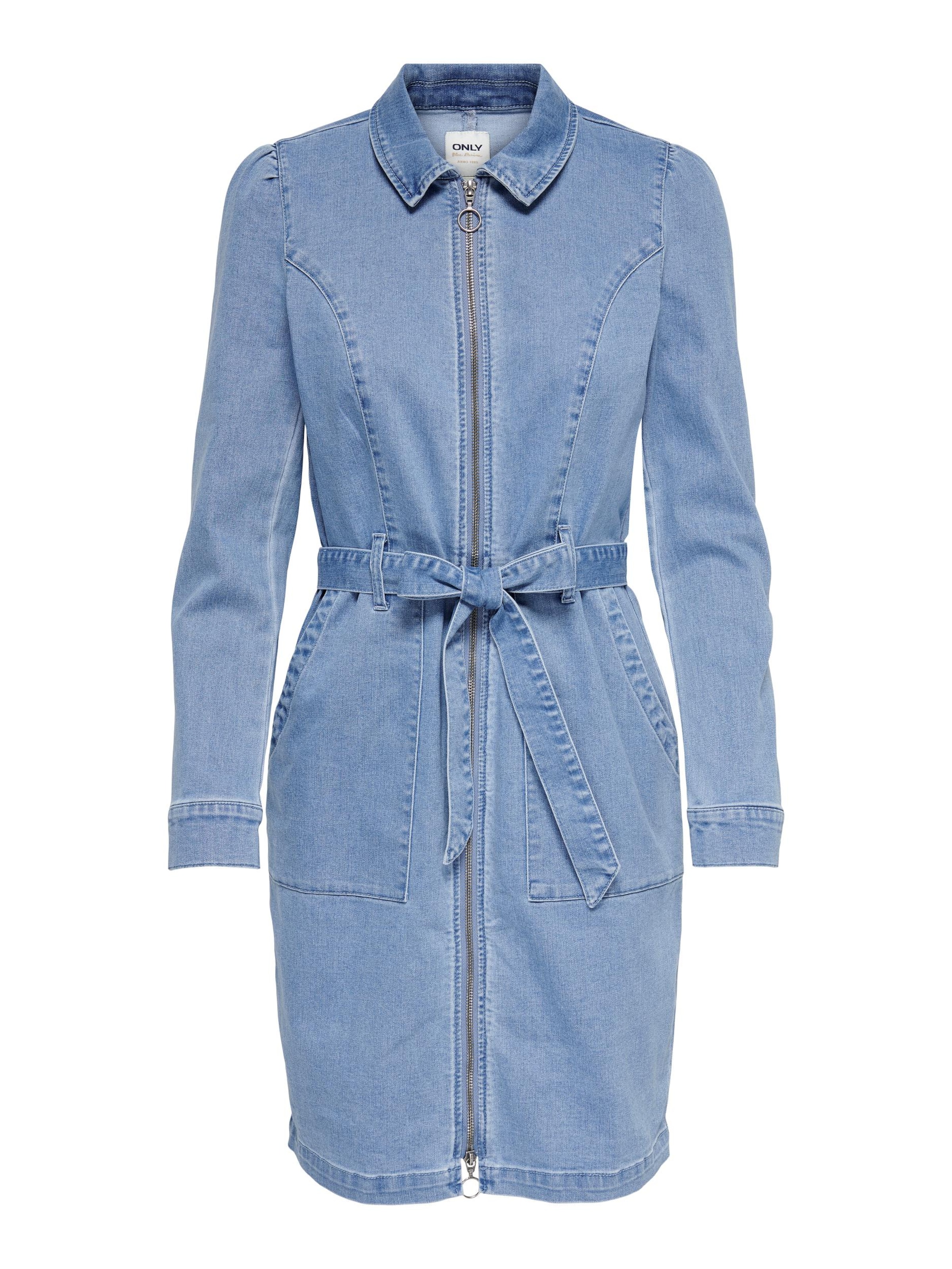 ONLY Shirt Dress 'Chigo' in Blue: front
