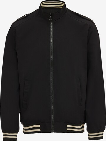 boundry Between-Season Jacket in Black: front