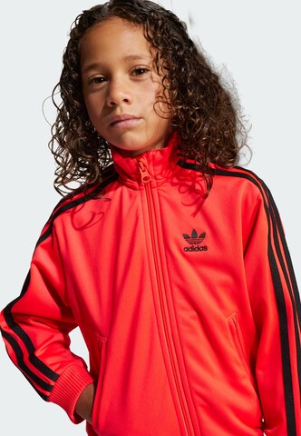 ADIDAS ORIGINALS Sweat suit 'Adicolor Firebird' in Red
