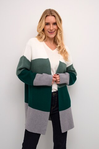 CULTURE Cardigan 'Olivia' i grøn: forside