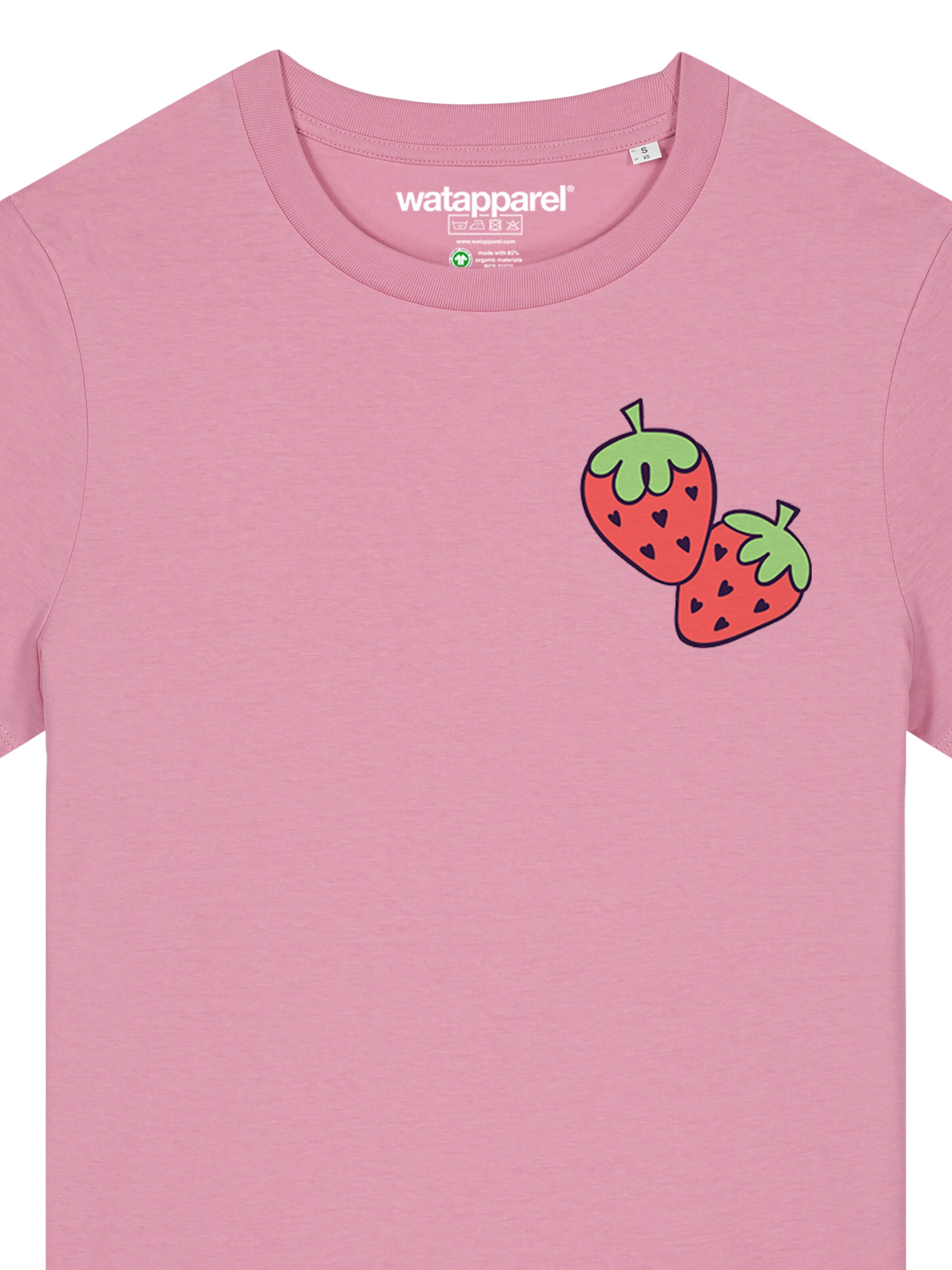 Maglietta 'Strawberry' di Watapparel in rosa