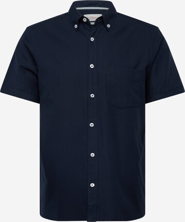 Coupe regular Chemise s.Oliver en bleu : devant