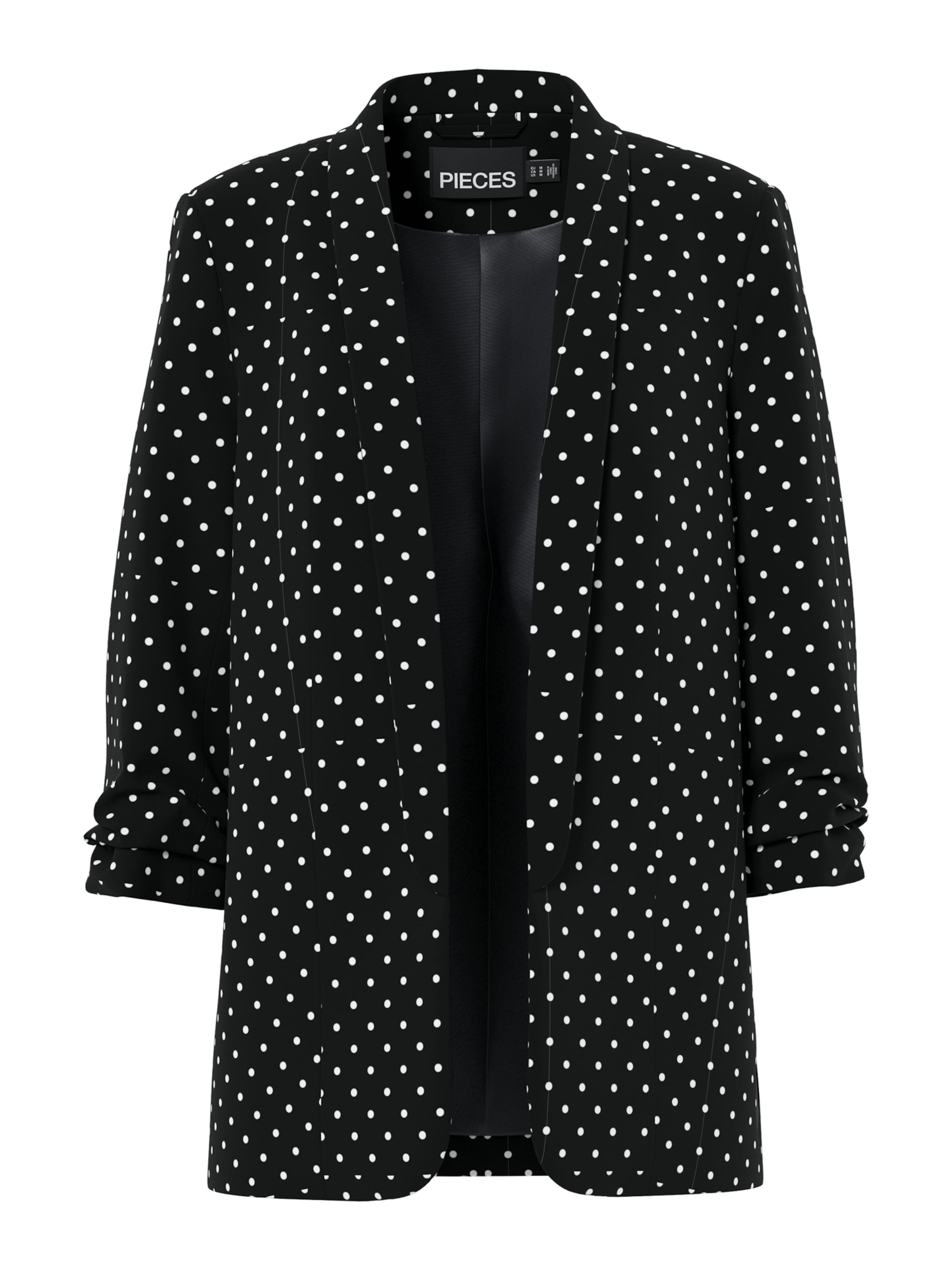 PIECES Μπλέιζερ 'Boss' σε μαύρο: μπροστά
