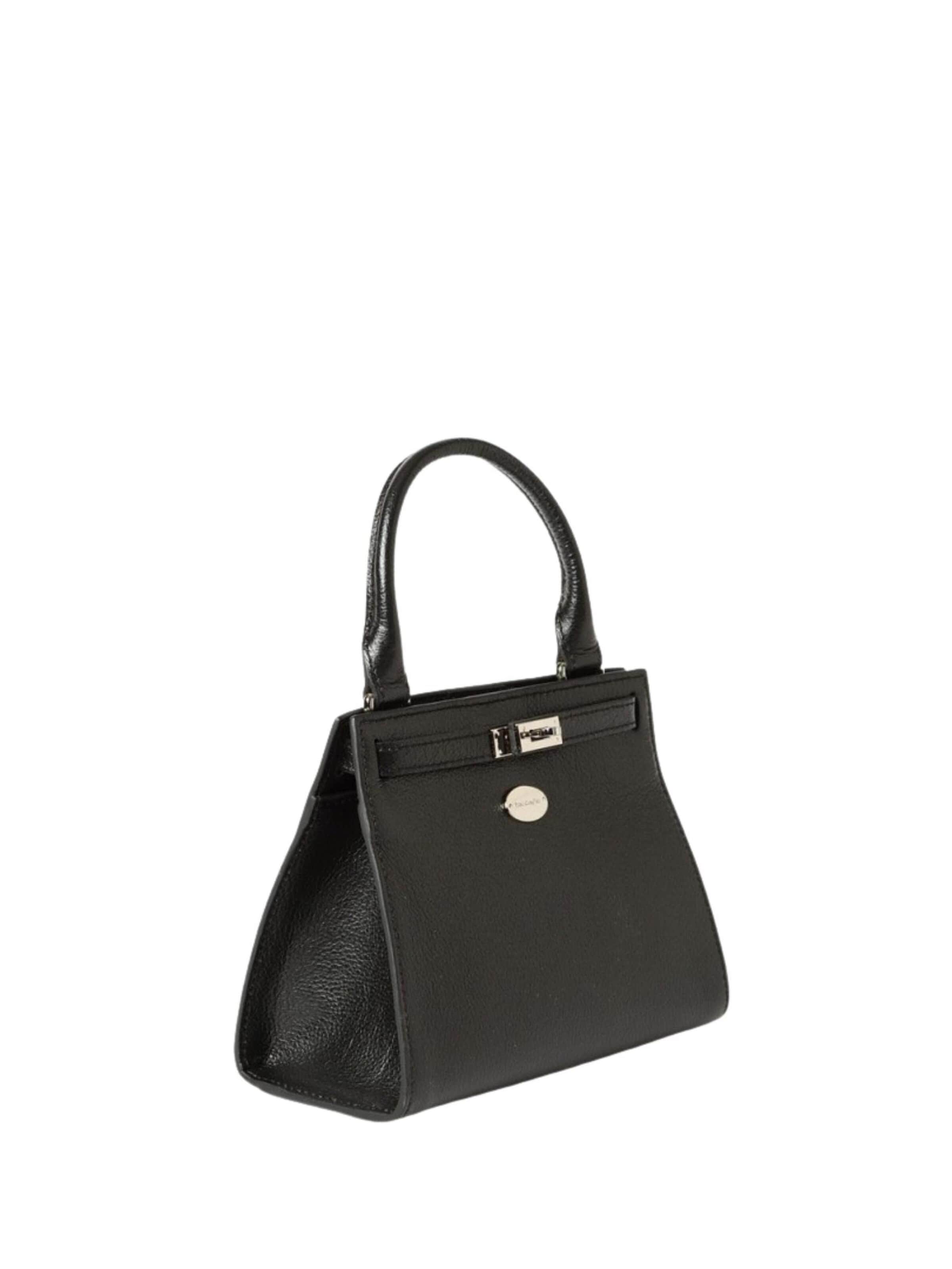MAC DOUGLAS Handbag 'Mac Douglas Sacs À Main MINI Temple Buni Cuir Noir' in Black