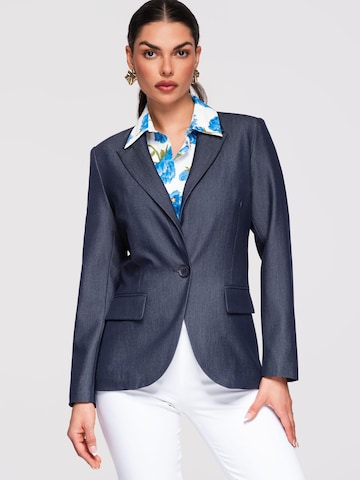 Blazer Ombre en bleu : devant