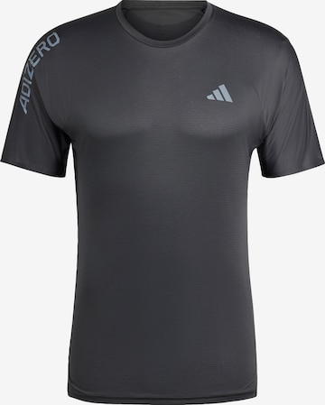 ADIDAS PERFORMANCE Functioneel shirt 'Adizero' in Zwart: voorkant